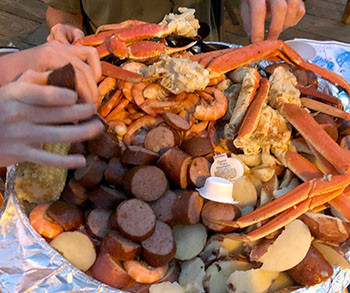 Amazing Crab Shack food!