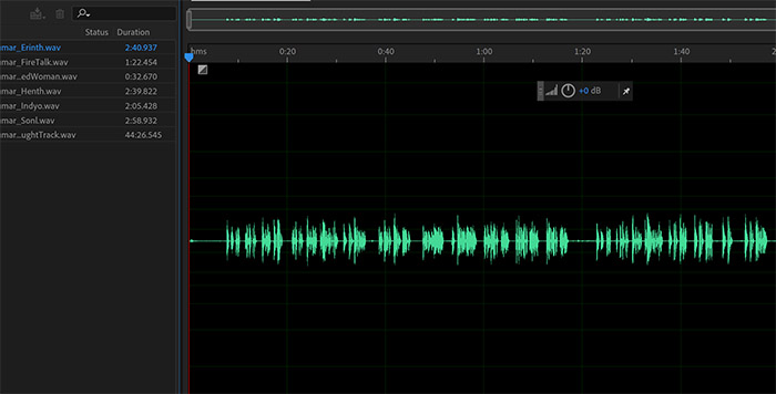 Adobe Audition wave file