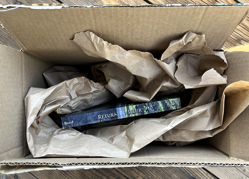 Return to Illur proof in the delivery box.